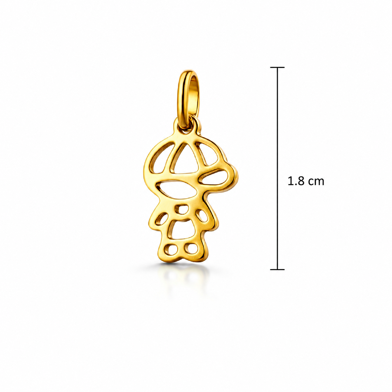 BABY BOY PENDANT/ PER PIECE/ 1.8 cm / 18K ITALIAN GOLD