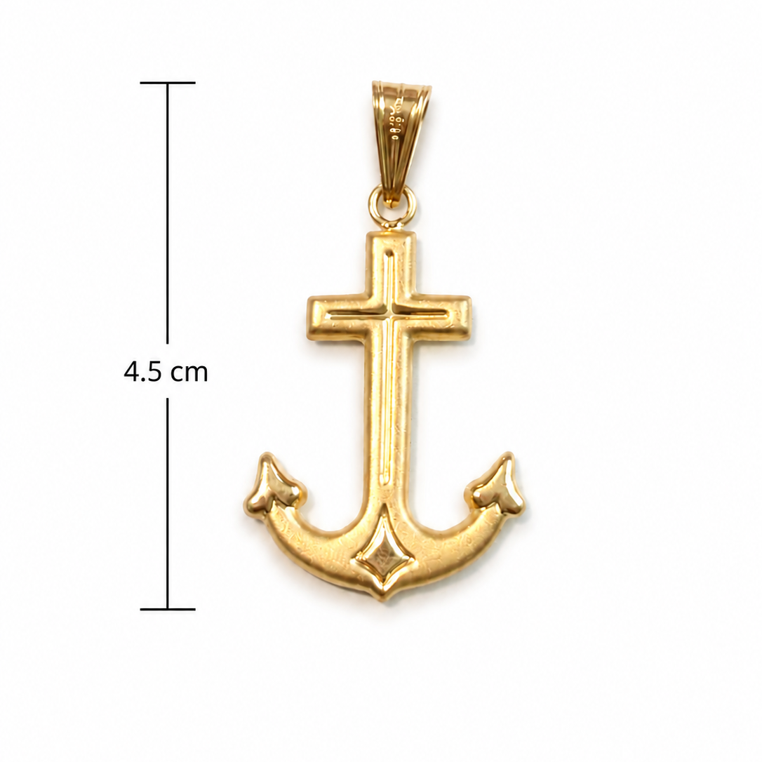 ANCHOR PENDANT / 2.6gr / 4.5 cm / 18k GOLD 18K