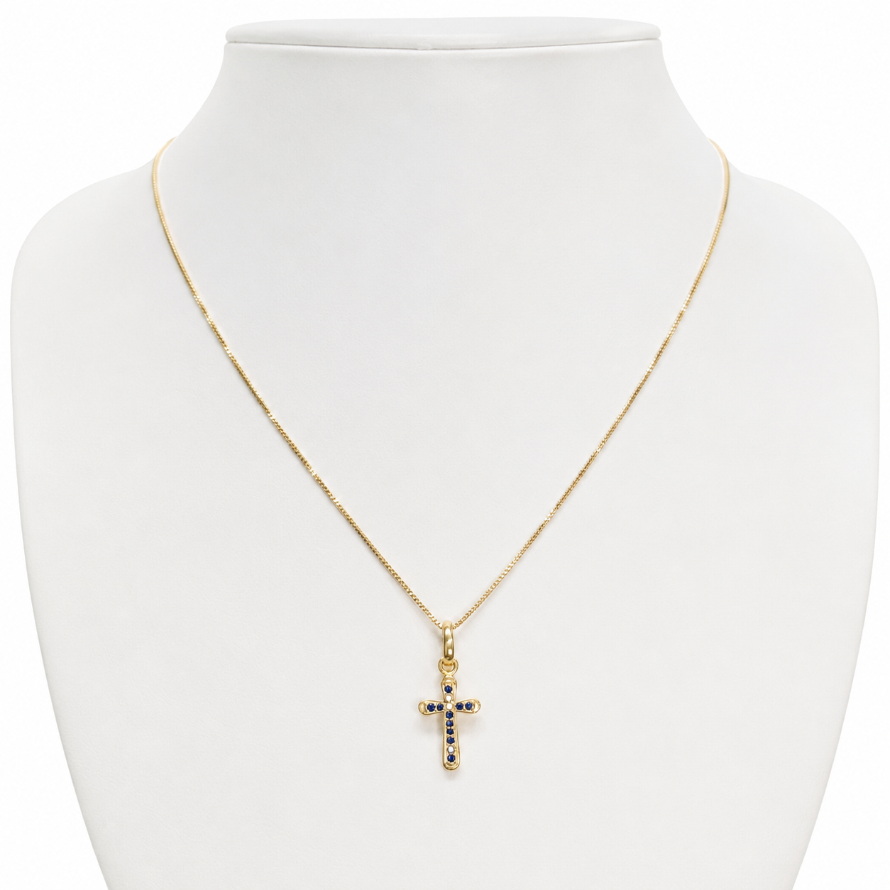 Venetian Chain With Pendant / 2.44g/ 45cm/ 1.2mm/ 18K Italian Gold