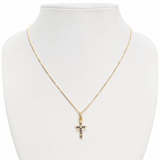 Venetian Chain With Pendant / 2.44g/ 45cm/ 1.2mm/ 18K Italian Gold