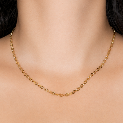 VOLGA CHAIN/ 2.32gr/45cm/ 3mm/ 18k ITALIAN GOLD