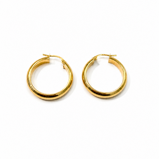 Lucia Earrings / 3.5 gr / 3 cm / 18k Italian Gold