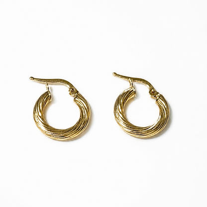 Nico Earrings / 1.44 gr / 1.7 cm / 18k Italian Gold