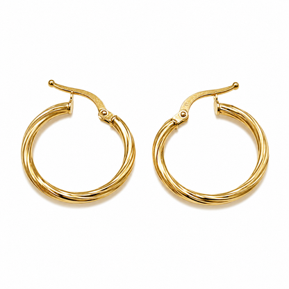 Soli Earrings / 1.25gr / 2.3 cm / 18k Italian Gold