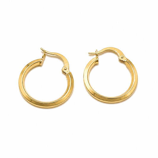 Lira Earrings / 1.35 gr / 2.4 cm / 18k Italian Gold