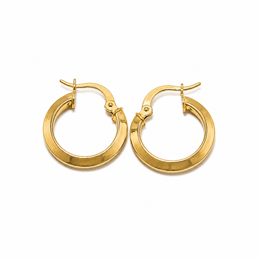 Yesica Earrings / 1.5 gr / 2 cm / 18k Italian Gold