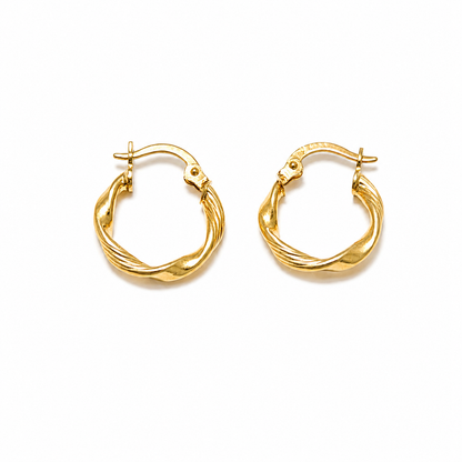 Perla Earrings / 1.15  gr / 1.7 cm / 18k Italian Gold