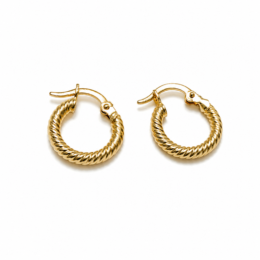 Karol Hoop Earrings / 1.1 gr / 1.4cm / 18k Italian Gold