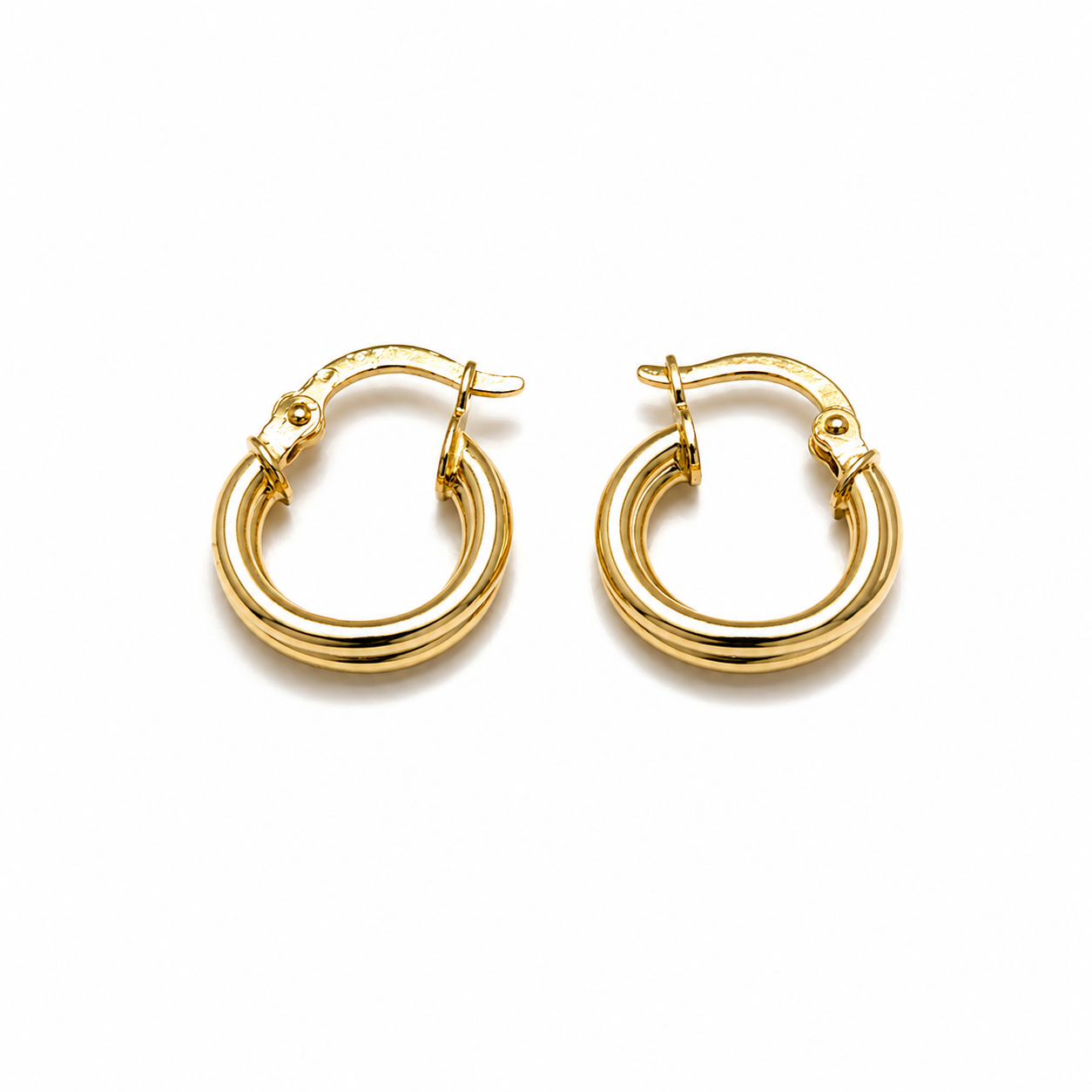Nikol  Hoop Earrings / 1.4 gr / 1.4cm / 18k Italian Gold