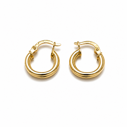 Nikol  Hoop Earrings / 1.4 gr / 1.4cm / 18k Italian Gold