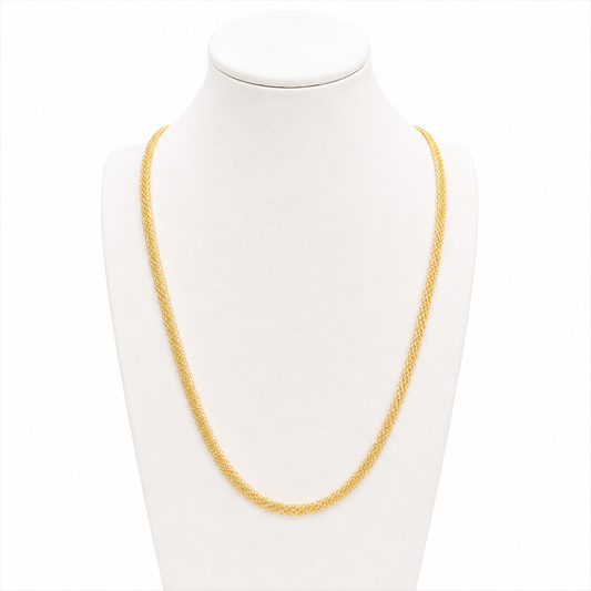 Bismarck Chain 8.3g/ 60cm/ 5mm/ 18K Italian Gold