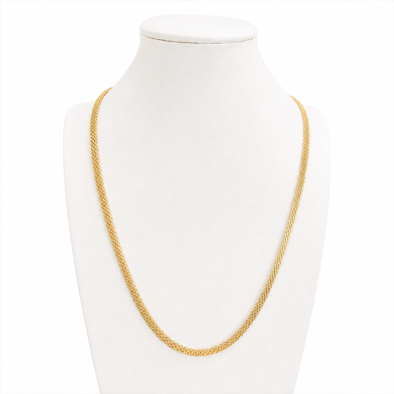Bismarck Chain 6.75g/ 70cm/ 4mm/ 18K Italian Gold