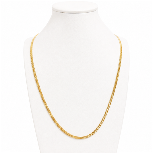 Sedusa Chain /3.5g/ 60cm/ 3mm/ 18K Italian Gold