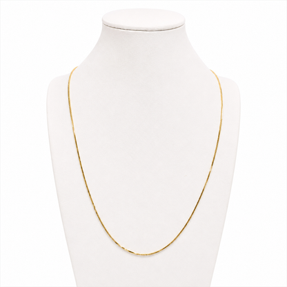 Veneciana Chain 3.2g/ 60cm/ 1mm/ 18K Italian Gold