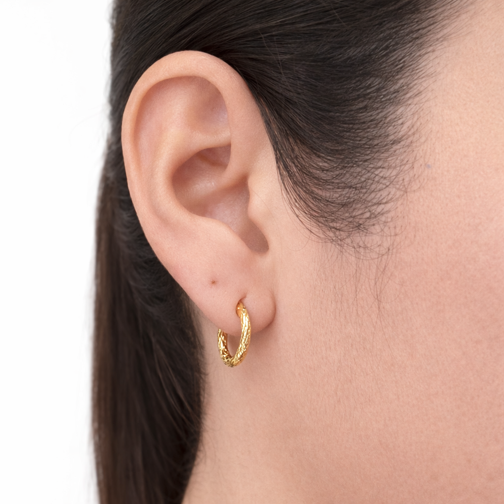 ROPE HOOP EARRINGS