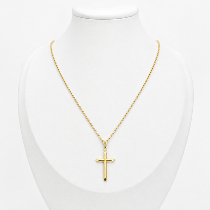 CADENA ROLO CON DIJE / 2.64g/ 45cm/ 2mm/ ORO ITALIANO 18k