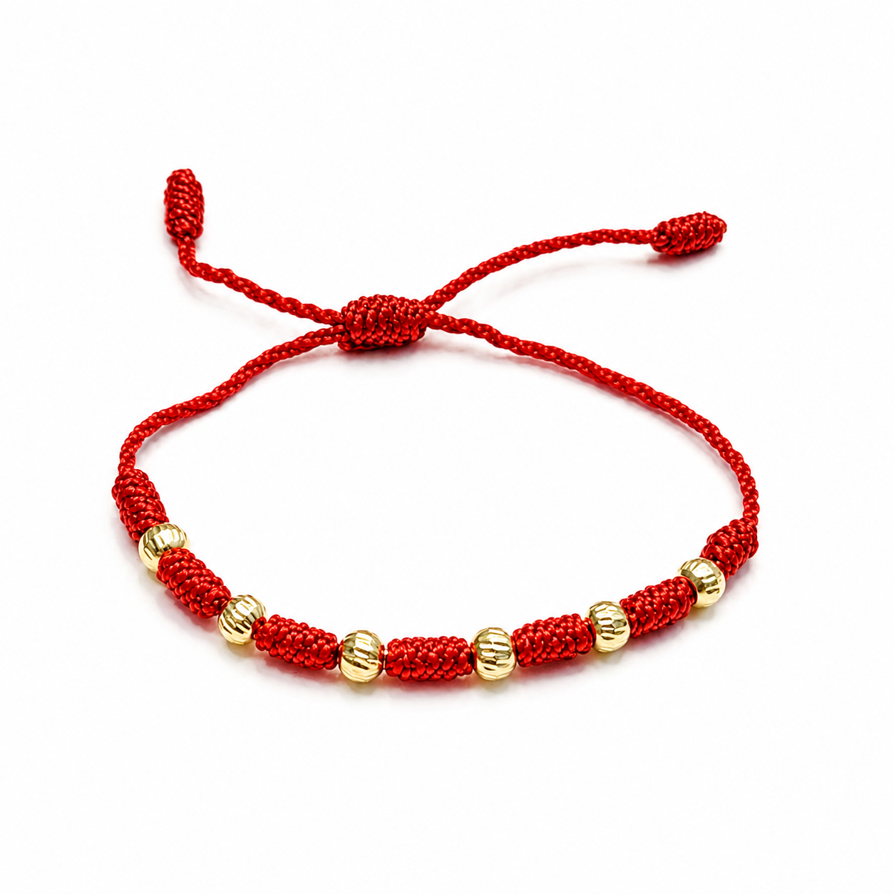 PULSERA DE BEBÉ DE 7 NUDOS/ORO DE 18K