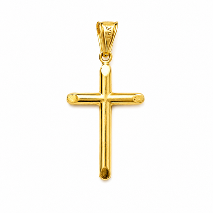 Crucifix Pendant / 0.84gr / 3.5cm / 18K Italian Gold