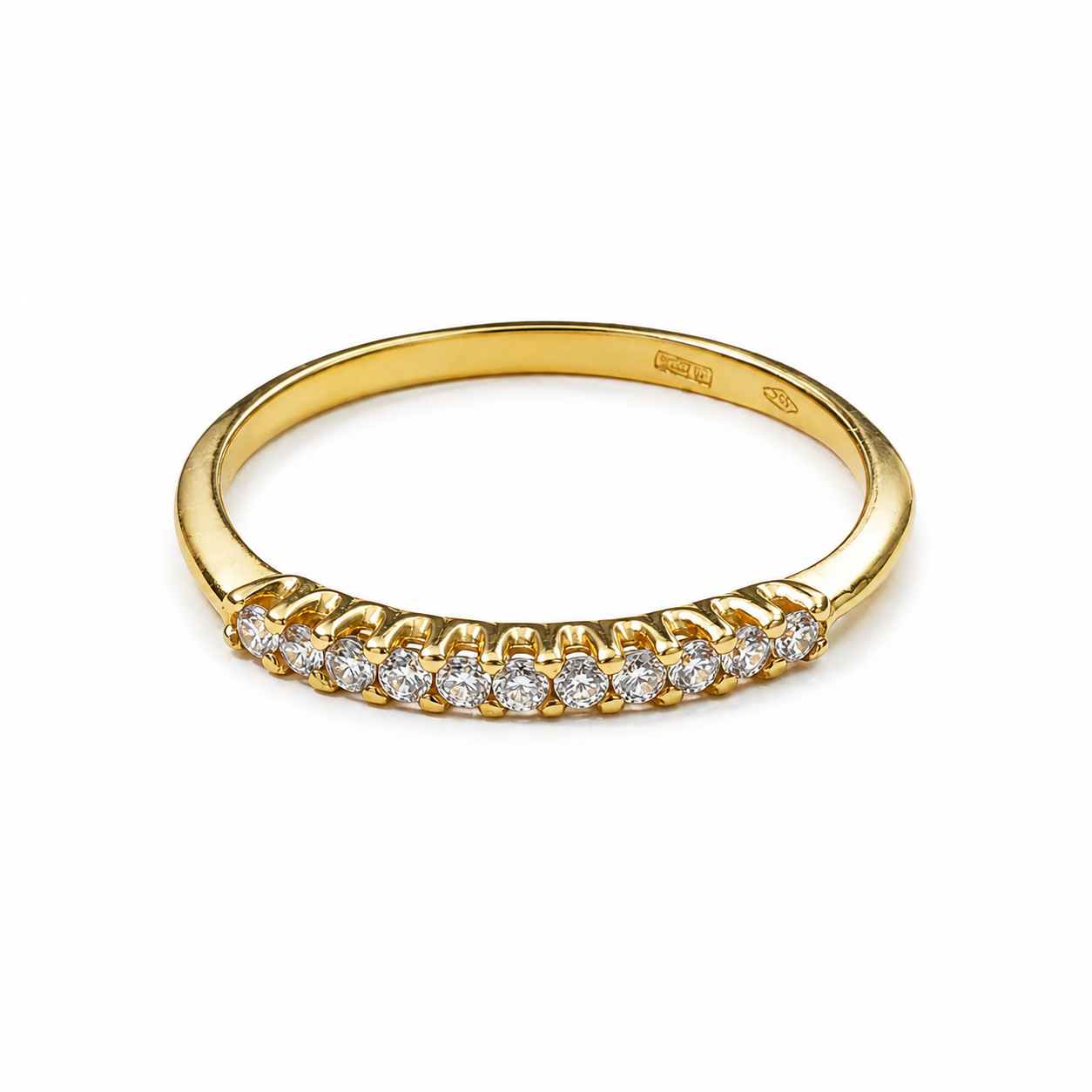 Anillo Churumbela / 1.5gr / Talla 8 / Oro Italiano 18K
