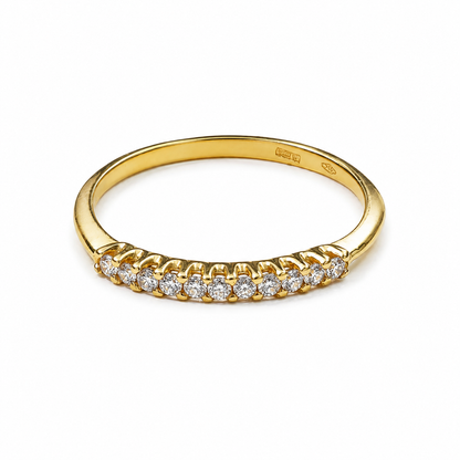 Anillo Churumbela / 1.5gr / Talla 8 / Oro Italiano 18K