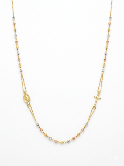 THREE GOLD ROSARY