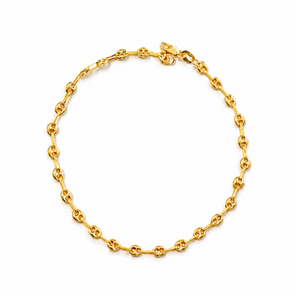 Pulsera GC Bebé / 2.2g/ 20cm/ 3mm/ Oro 18K