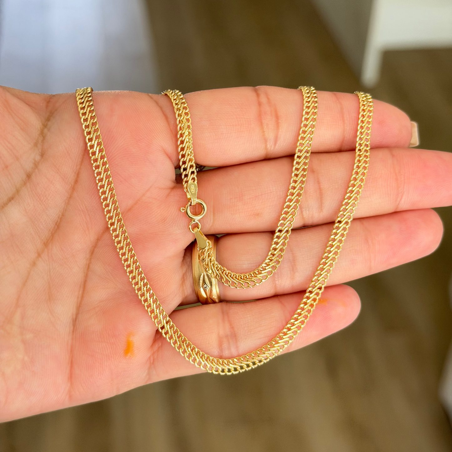 Sedusa Chain 4.27/ gr/ 52cm/ 4 mm/ 18K Italian Gold