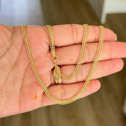 Sedusa Chain 4.27/ gr/ 52cm/ 4 mm/ 18K Italian Gold