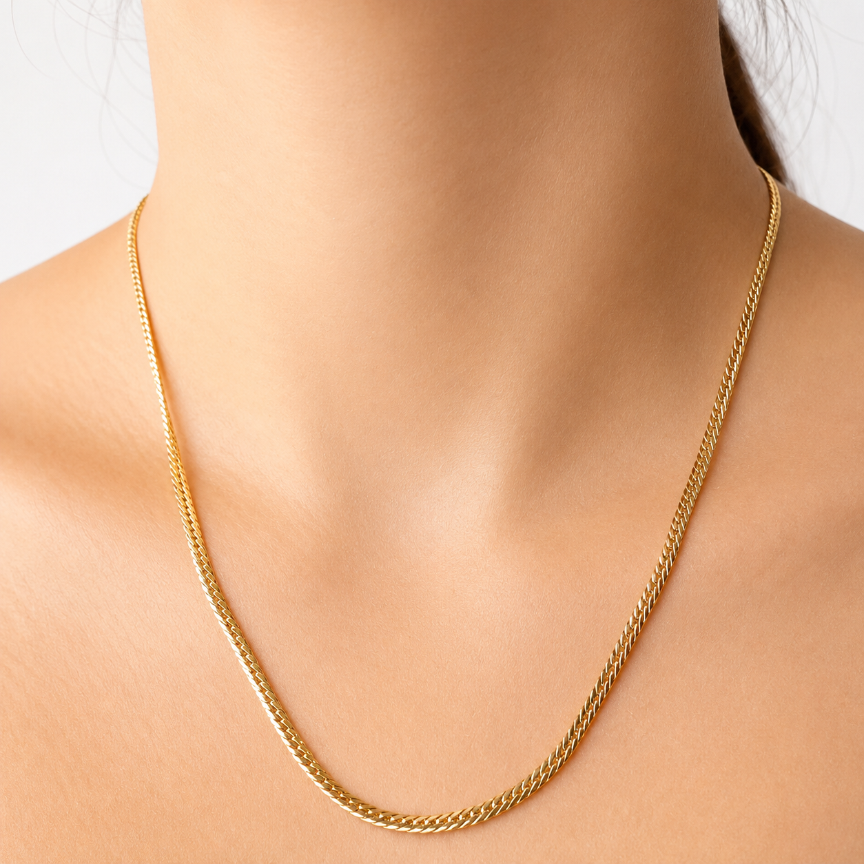 Serpiente Chain 7.04/ gr/ 50cm/ 3mm/ 18K Italian Gold