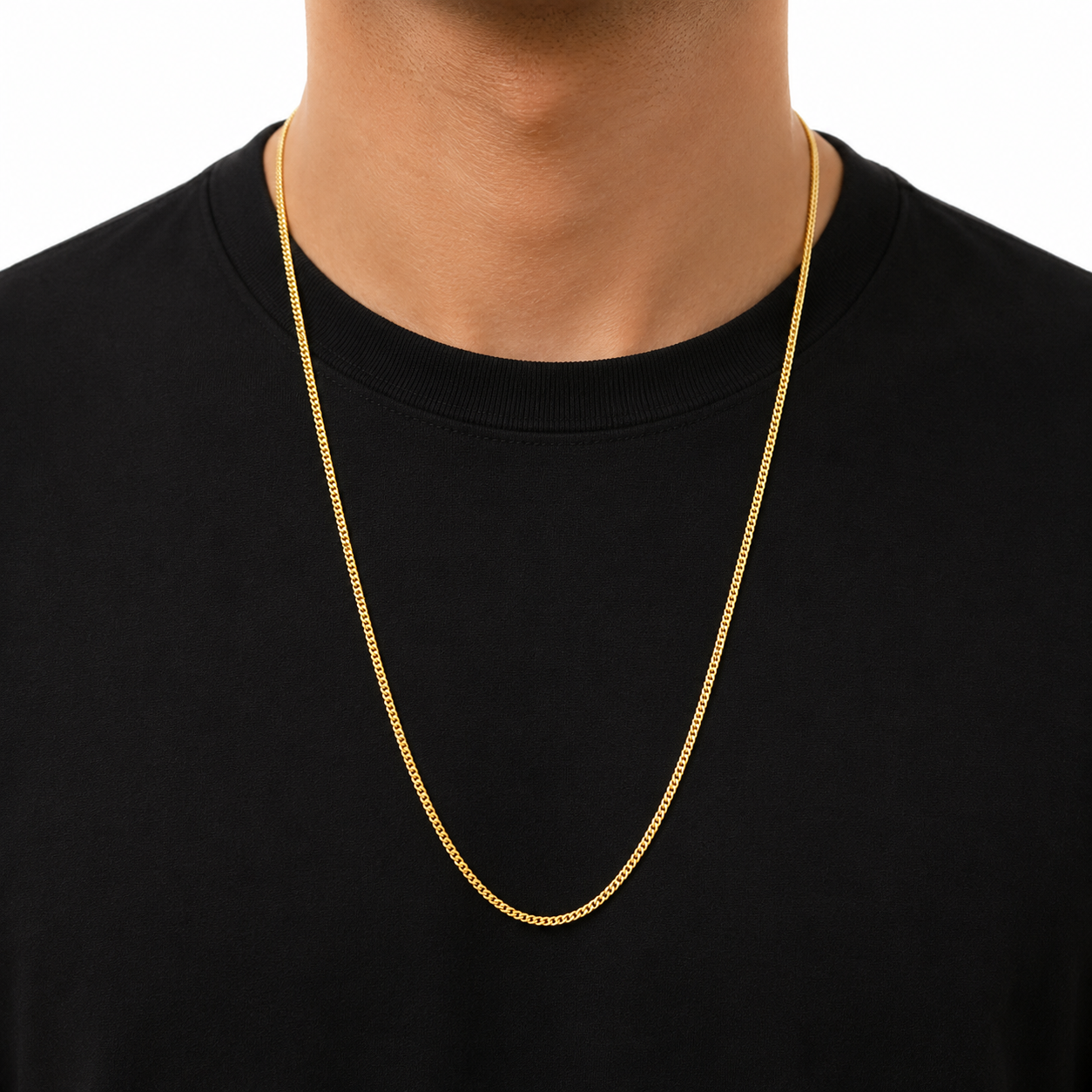 Franco Chain 4.5g/ 60cm/ 2mm/ 18K Italian Gold