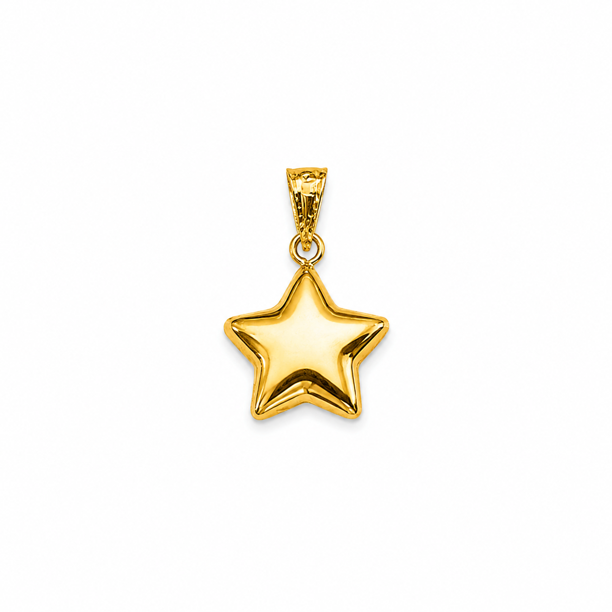 Star Pendant / 0.6 cgr / 2cm / 18K Gold