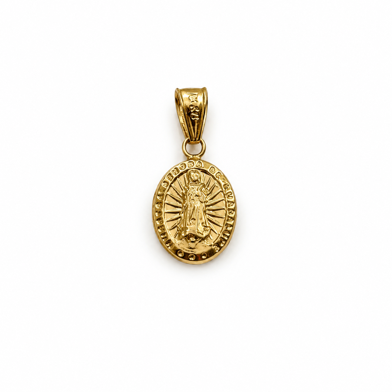 Guadalupe Virgin Pendant / 0.8g / 2.1cm / 18K Gold