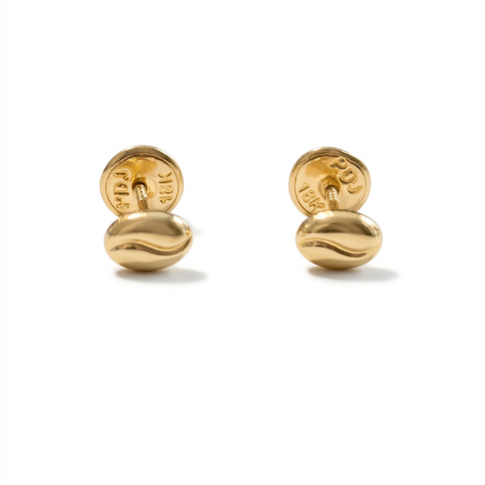 COFFEE BEAN EARRINGS