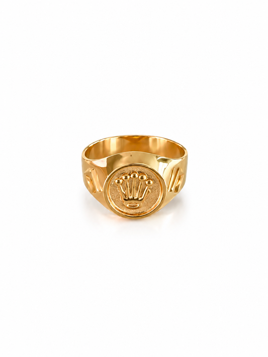 Rolex Ring / 2.6 gr / Size 9 1/2 / 5 mm / 18K Gold