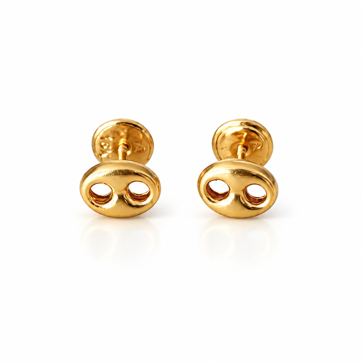 Stud Earrings Gucci / No. 3 / 5mm / 18K Gold