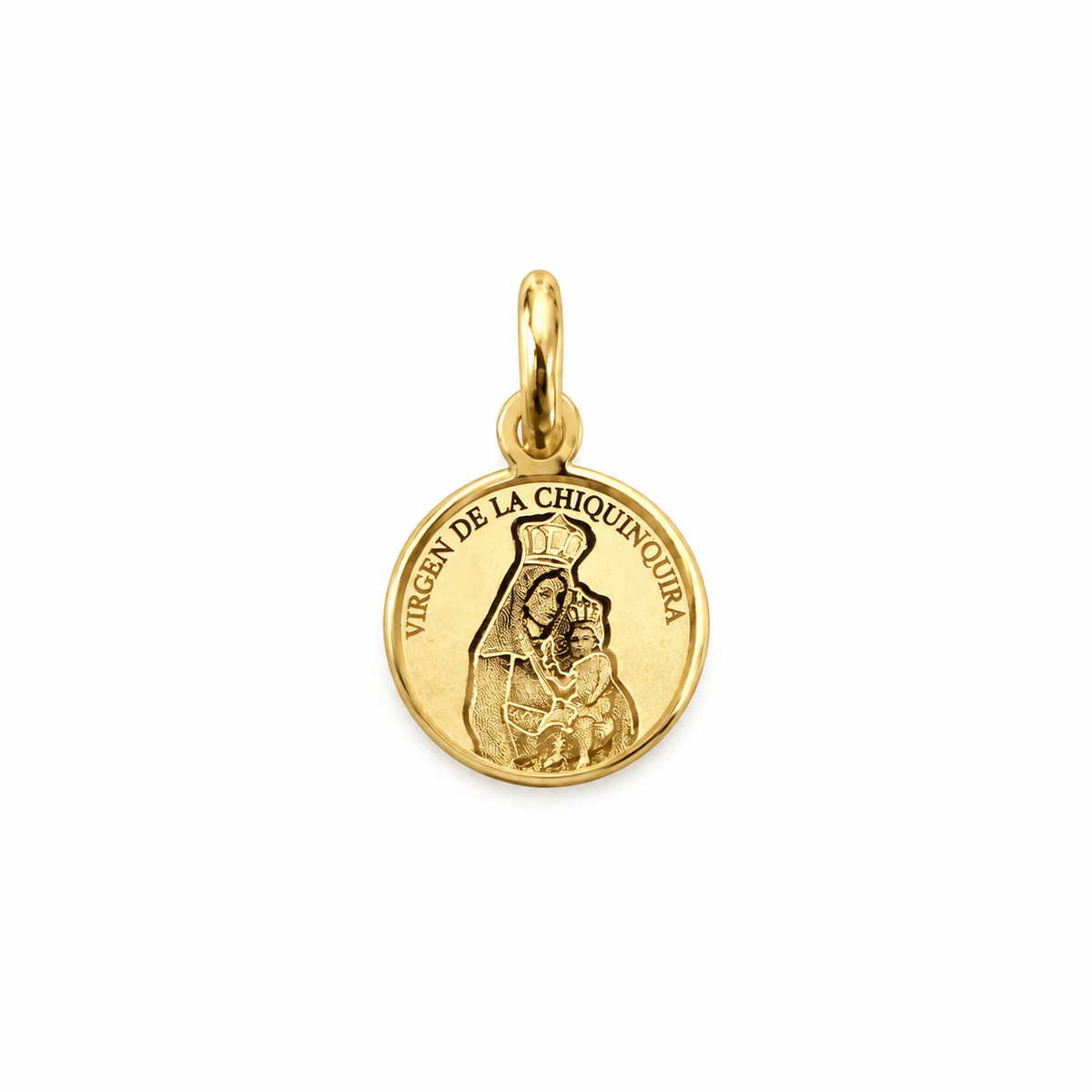 Our Lady of Chiquinquirá Pendant
/ Pza / 1.5cm / 18K Italian Gold