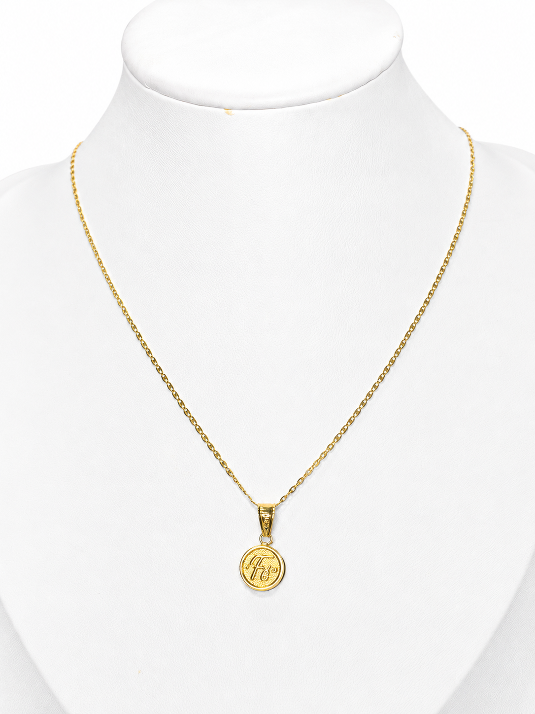 CADENA PLANA CON COLGANTE