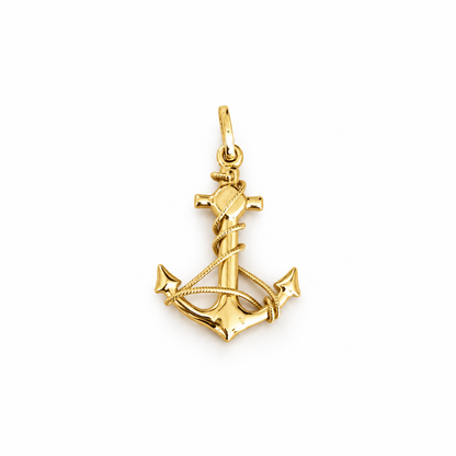 Anchor Pendant / 1.72gr / 3cm / 18K Italian Gold