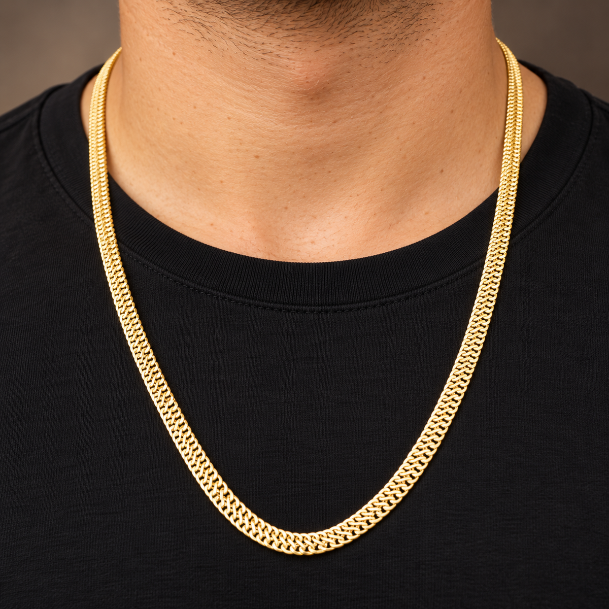 Sedusa Chain/ 7.36g/ 60cm/ 5mm/ 18K Italian Gold