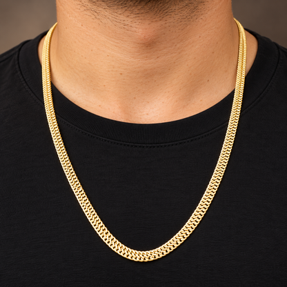 Sedusa Chain/ 7.36g/ 60cm/ 5mm/ 18K Italian Gold
