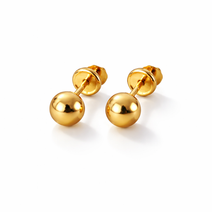 BALL STUD EARRING SIZE 5