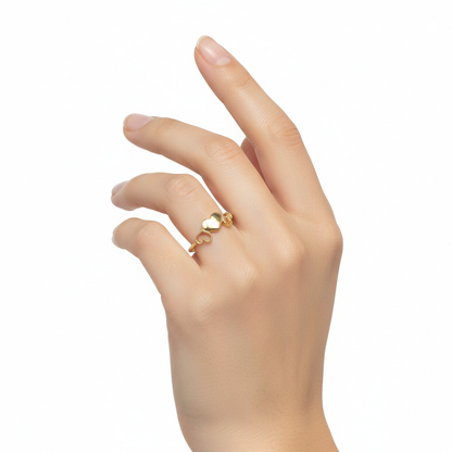 ANILLO DE TRES CORAZONES