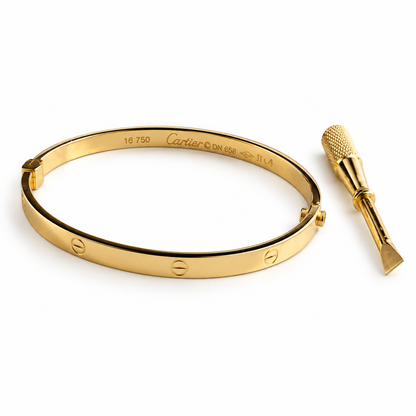 Love Bracelet / 5.17 gr / 18 cm / 5 mm / 18K Gold