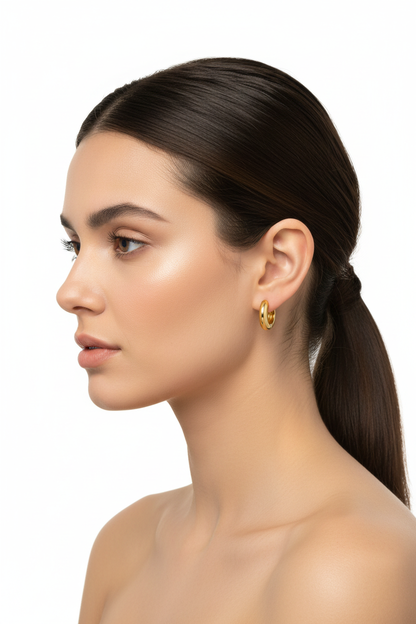 PLAIN HOOP EARRINGS