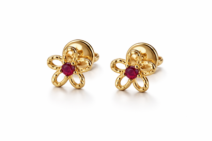 PENDIENTES FLOR