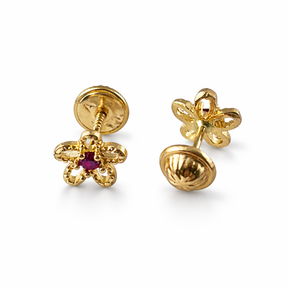 PENDIENTES FLOR