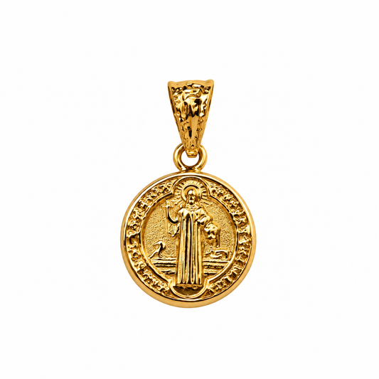 Medium San Benito Pendant / 0.84 gr / 2 cm / 18K Gold