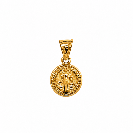 Small San Benito Pendant / 0.51 gr / 1.8 cm / 18K Gold