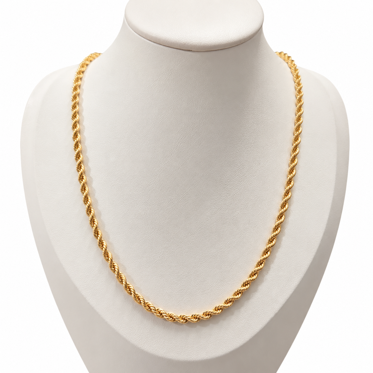 Rope Chain / 6.26 gr / 45 cm / 4 mm / 18K Italian Gold