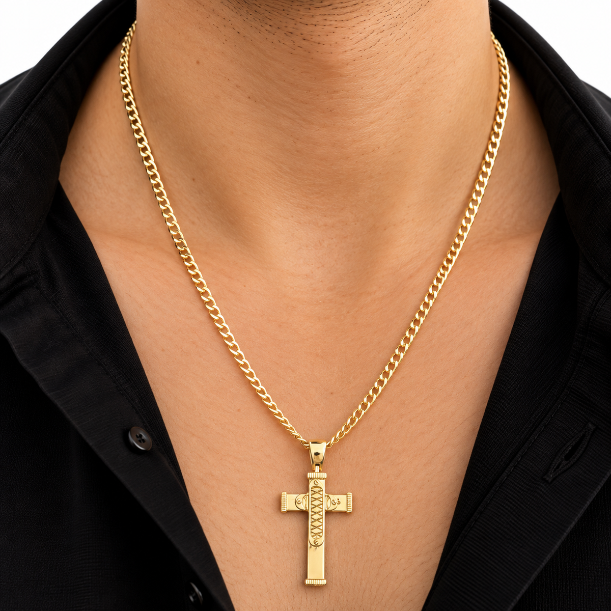 Cubana Chain 10.82 gr / 60 cm / 4 mm / 18K Italian Gold